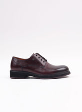 Bordo Analin Deri Erkek Klasik Ayakkabı - Oggi Shoes